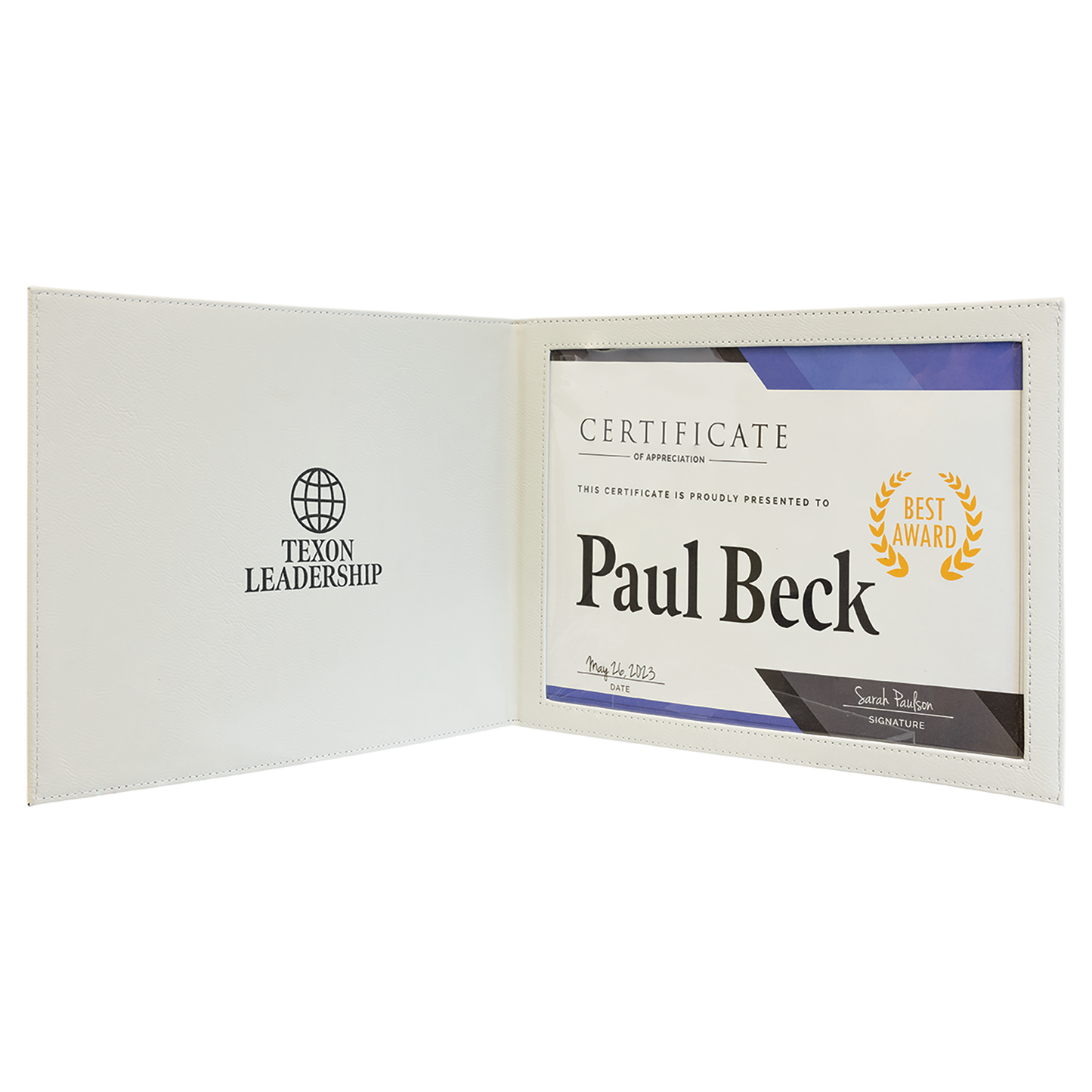 9" x 12" Leatherette Certificate Holder