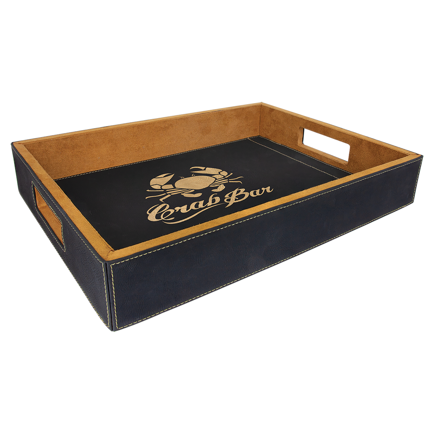 Leatherette Serving Tray