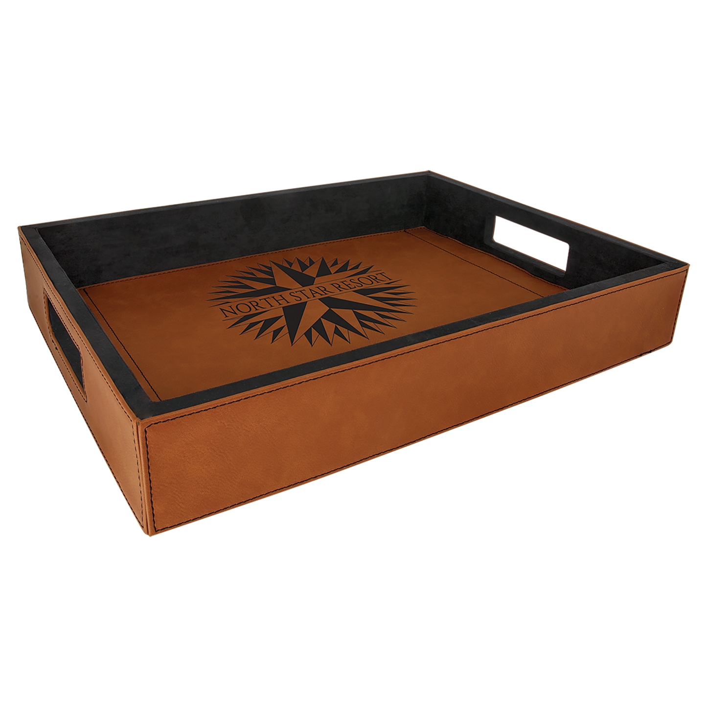 Leatherette Serving Tray