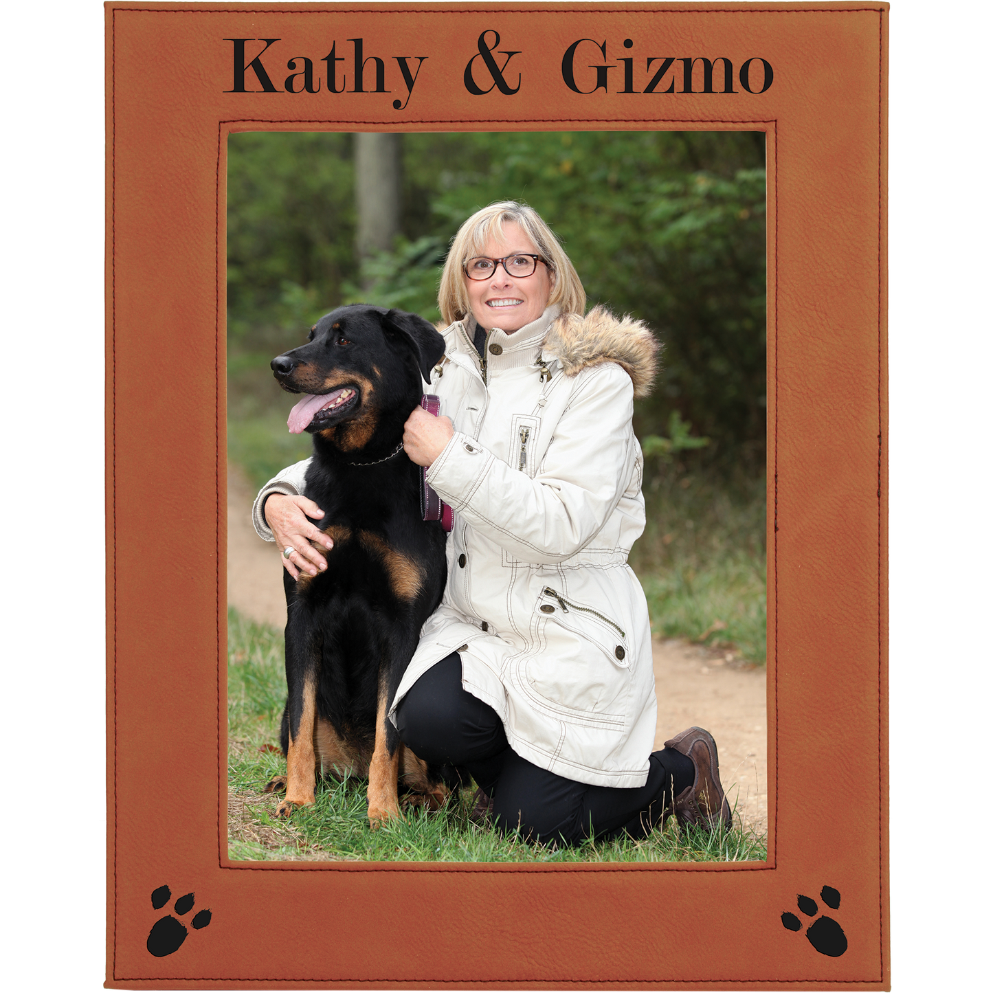 Leatherette Picture Frame