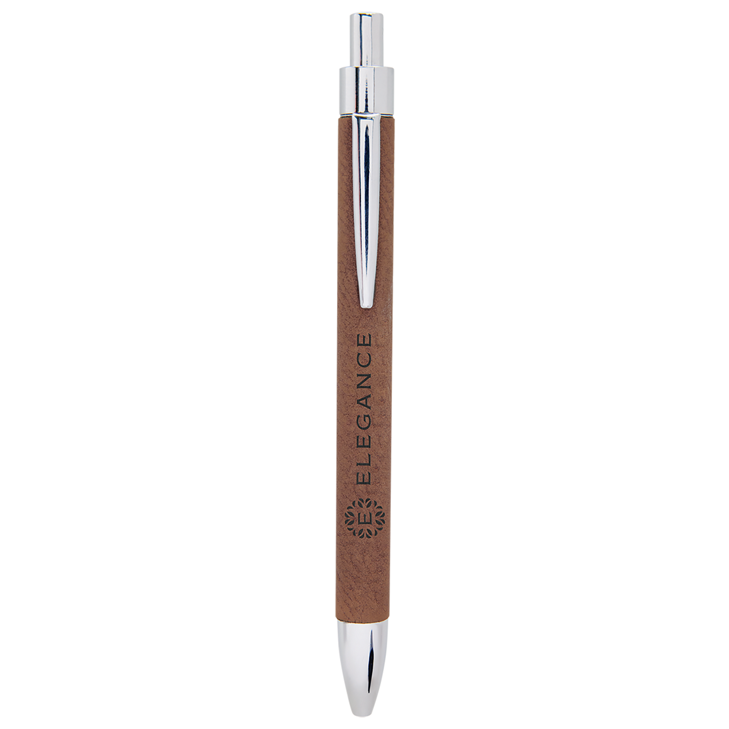 Laser Engraved Leather Pen