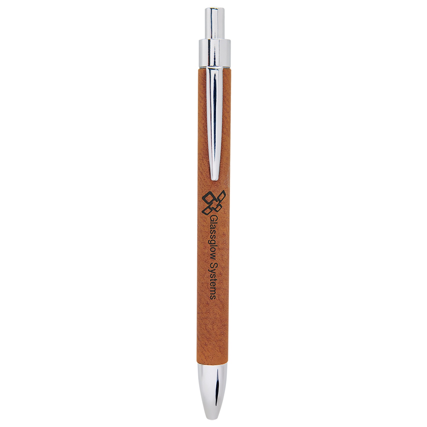 Laser Engraved Leather Pen