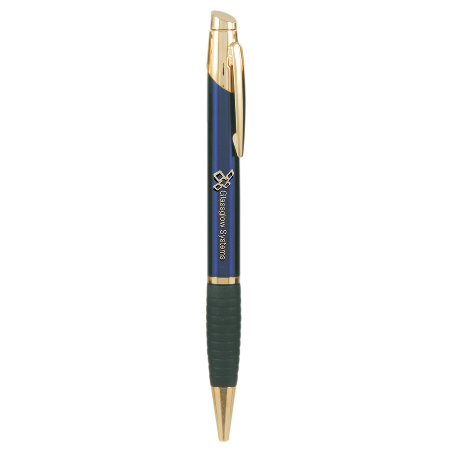 Laser Engraved Glossy Pen With Gripper