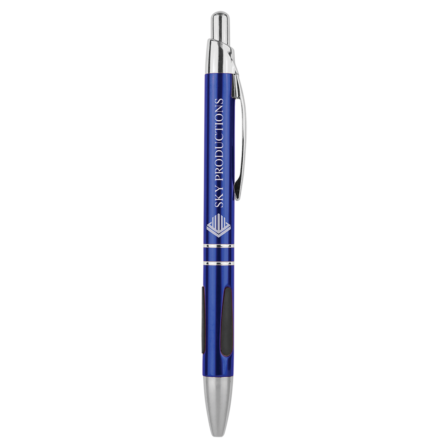 Laser Engraved Anodized Aluminum Pen With Gripper