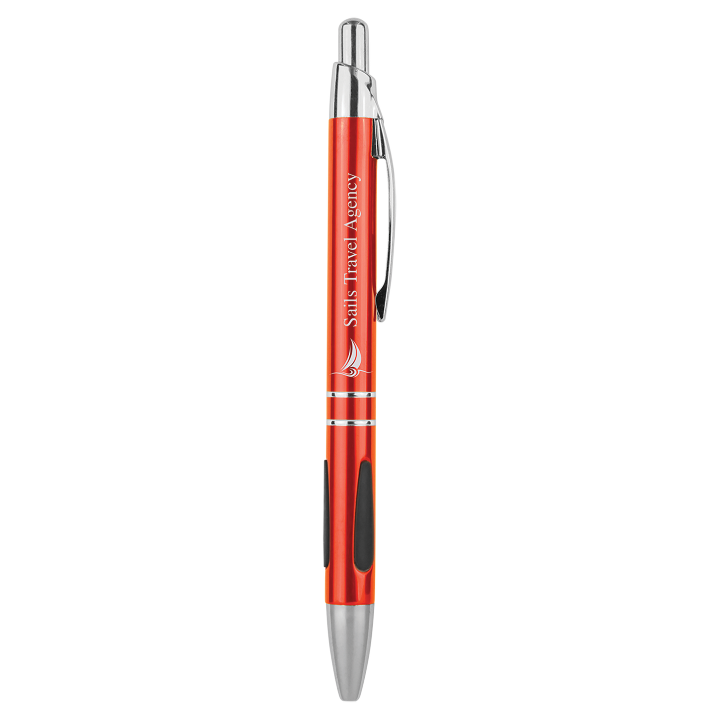 Laser Engraved Anodized Aluminum Pen With Gripper