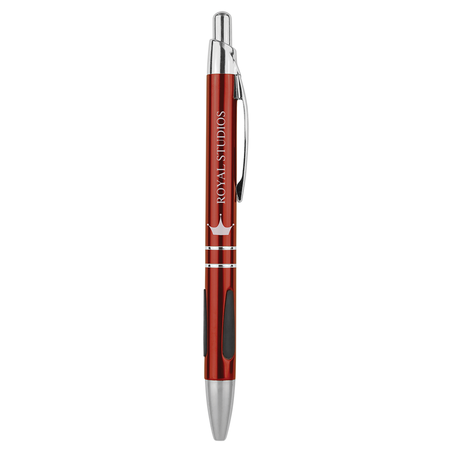 Laser Engraved Anodized Aluminum Pen With Gripper