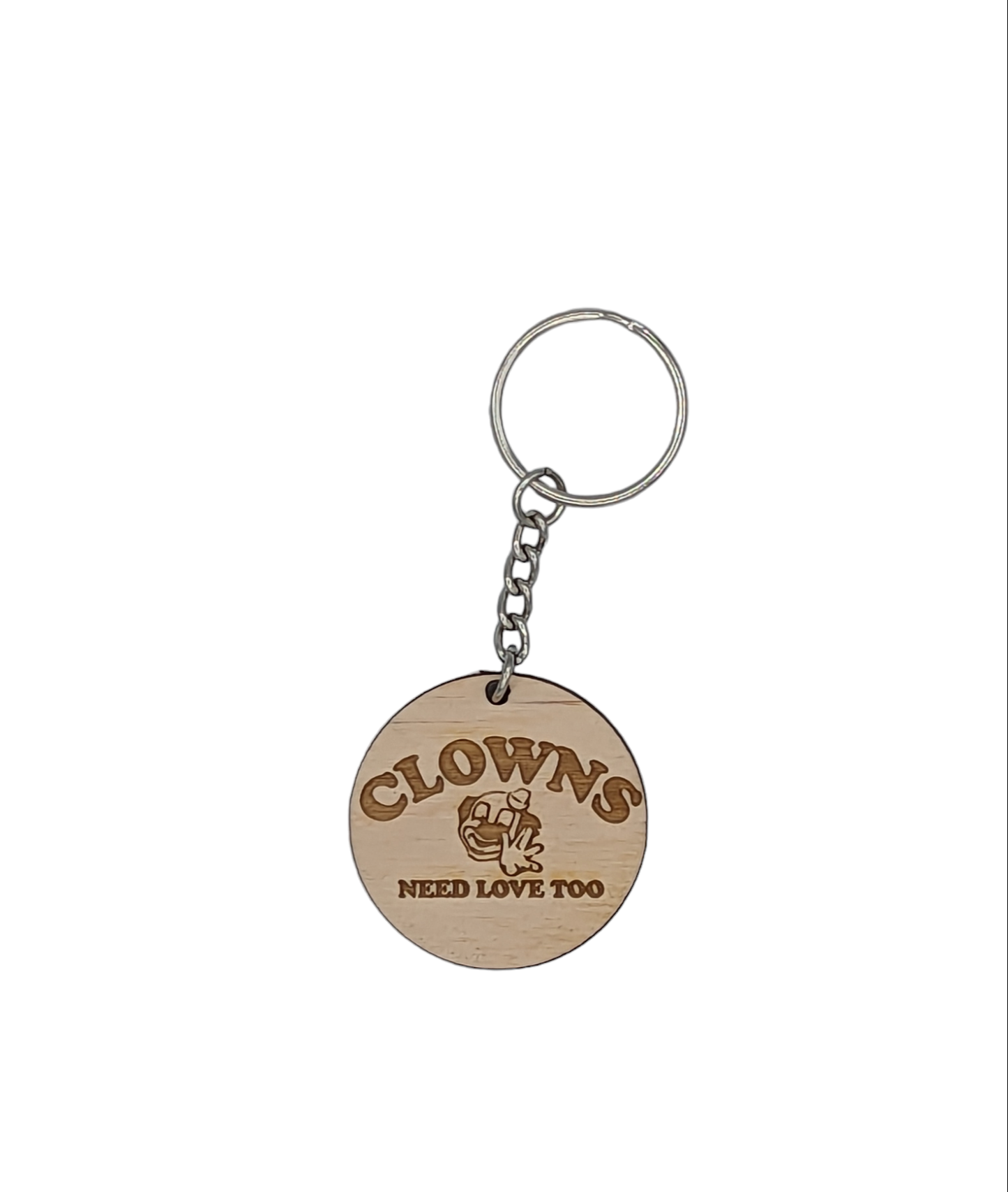 Clowns Need Love Too Keychain