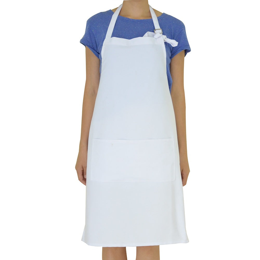 Adult Canvas Apron with Waist Pocket