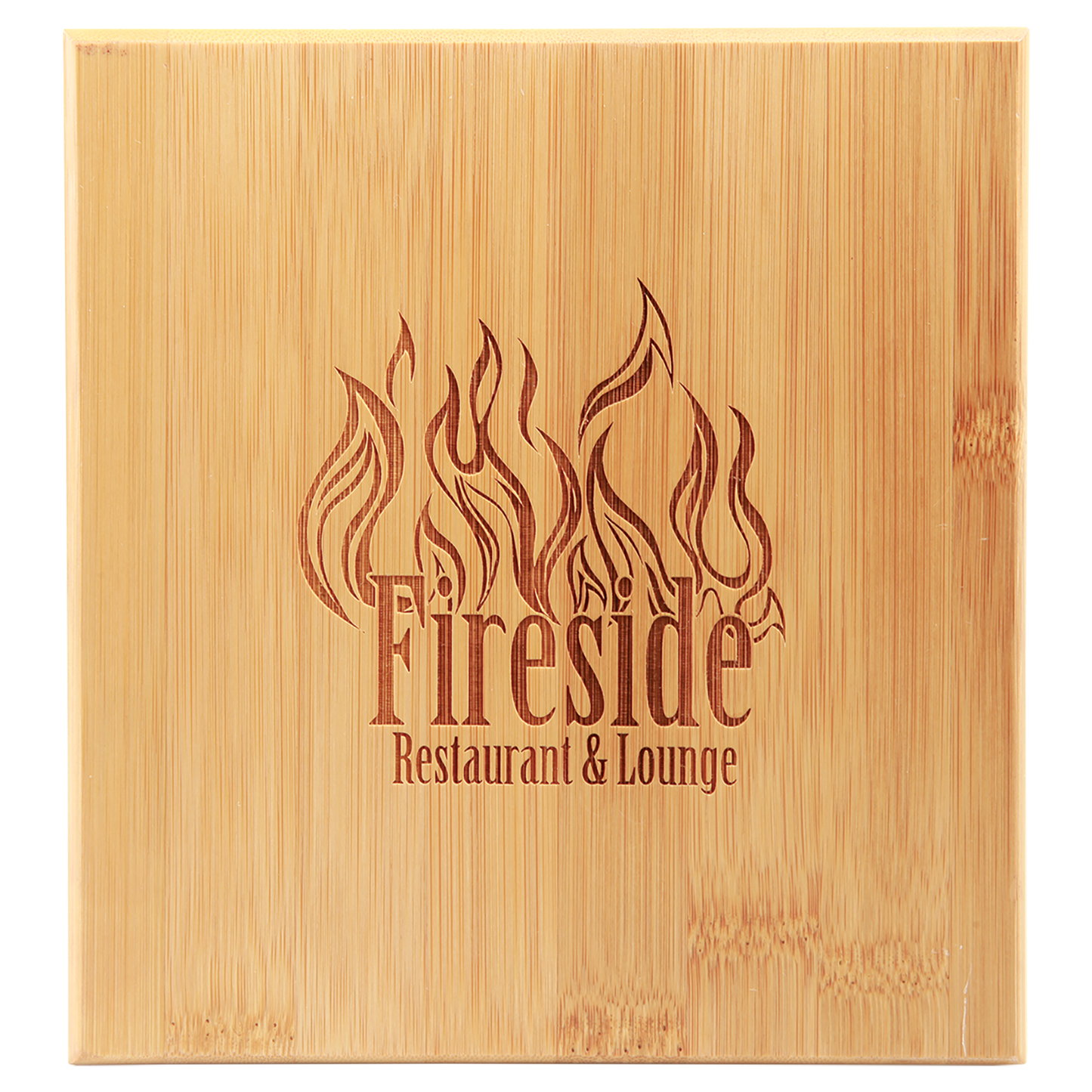 Stainless Whisky Stone Set In A Bamboo Case