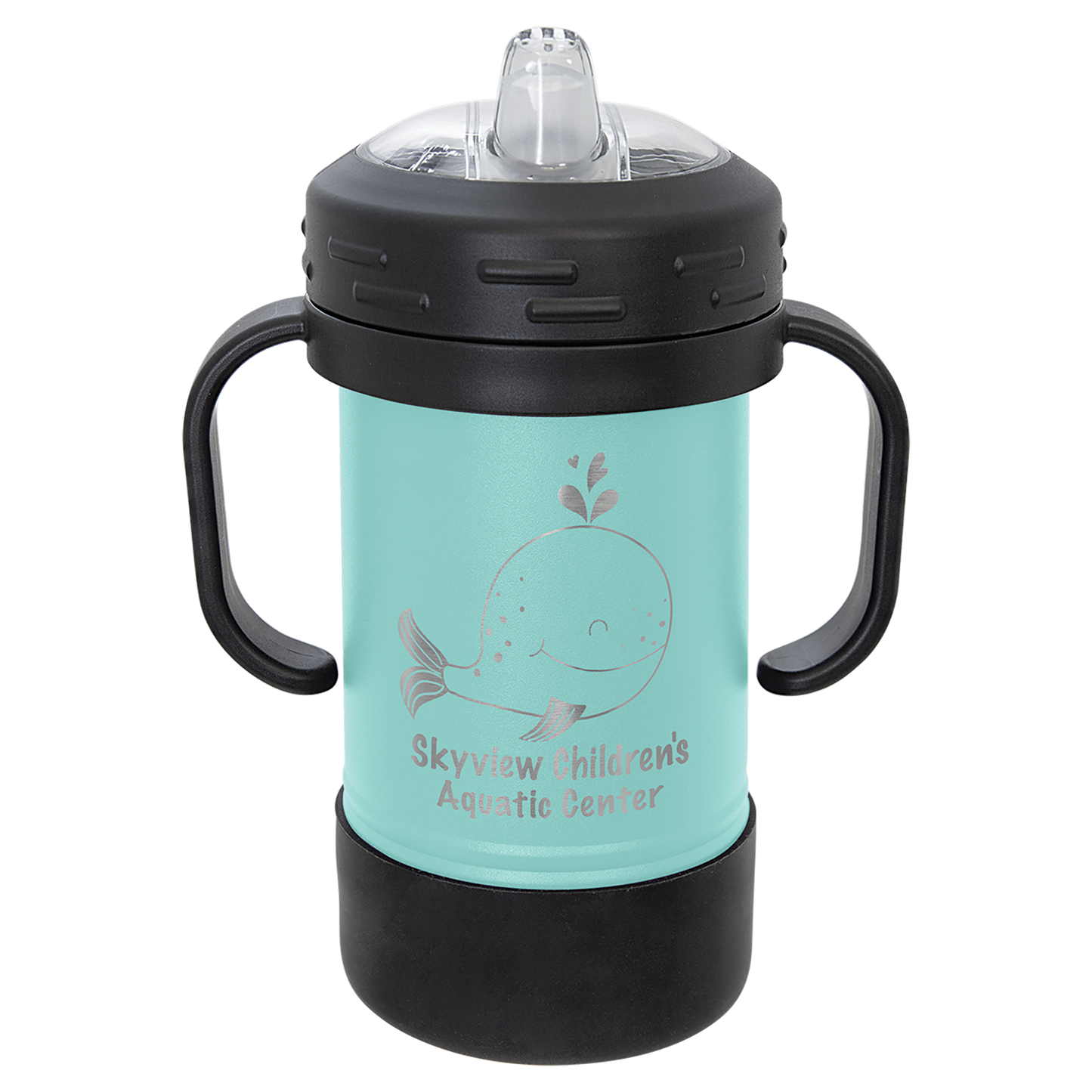 Laser Engraved 10oz Sippy Cup