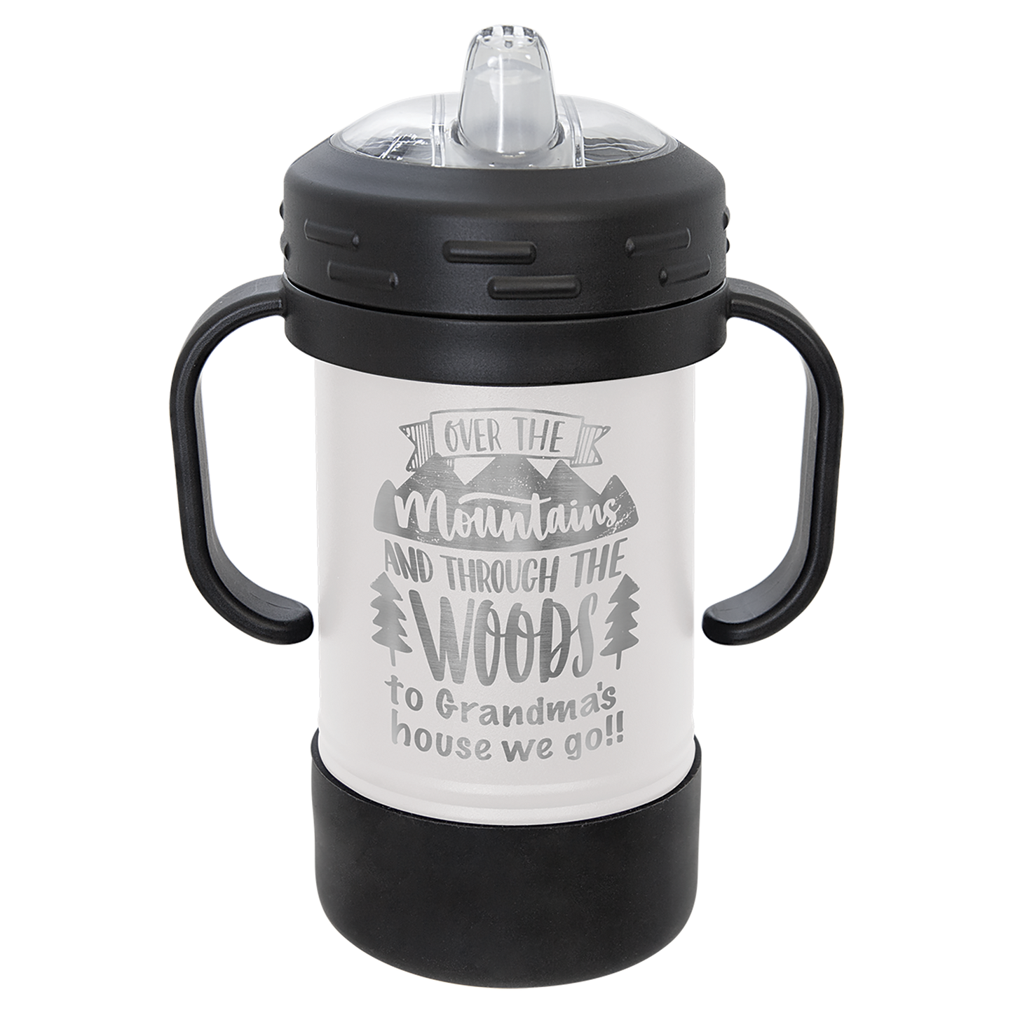 Laser Engraved 10oz Sippy Cup