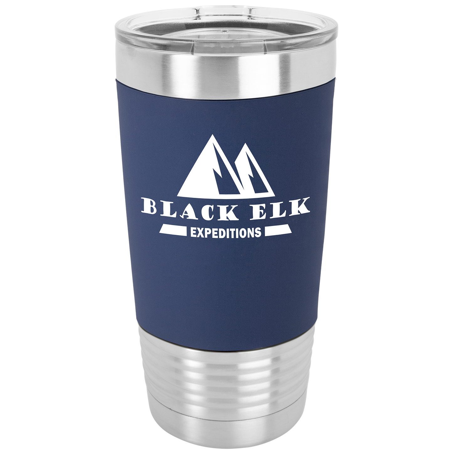 Laser Engraved 20oz Silicone Grip Tumbler