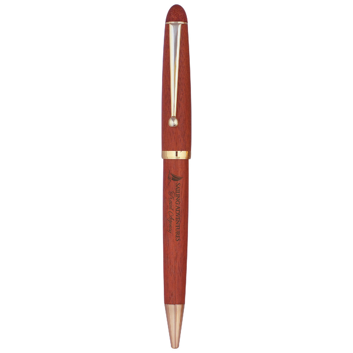 Laser Engraved Wide Wood Pen