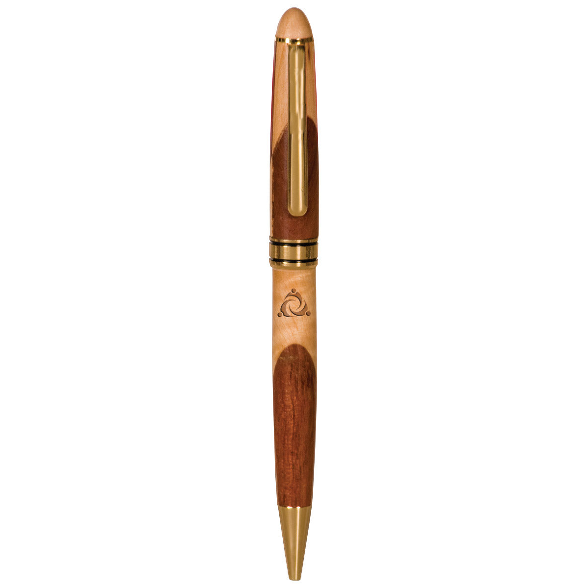 Laser Engraved Wide Wood Pen