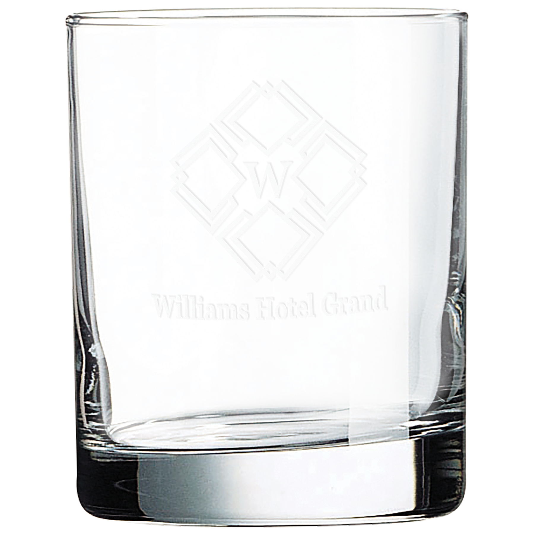10.5oz Laser Engraved On The Rocks Glass