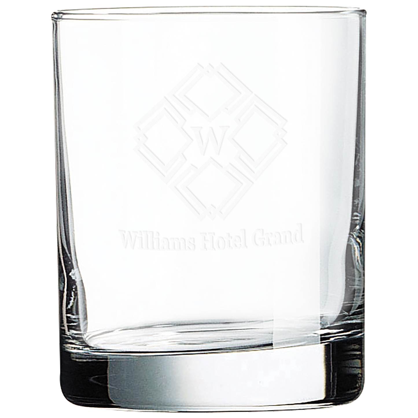 10.5oz Laser Engraved On The Rocks Glass