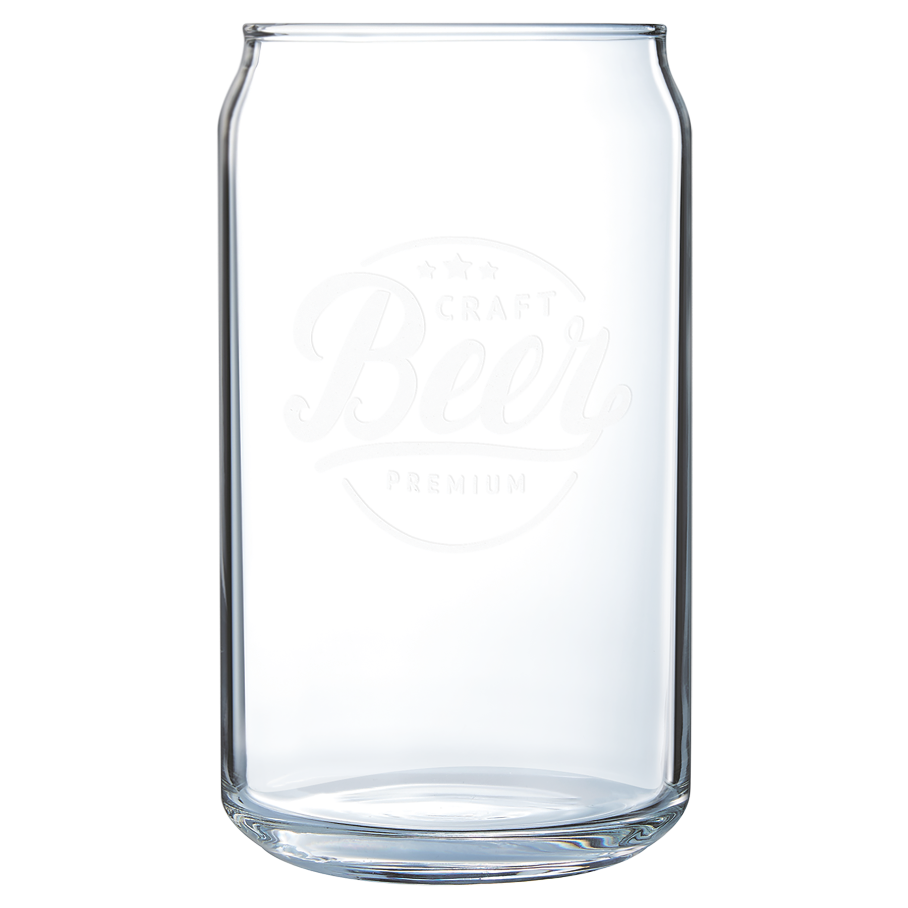 16oz Laser Engraved Can Glass