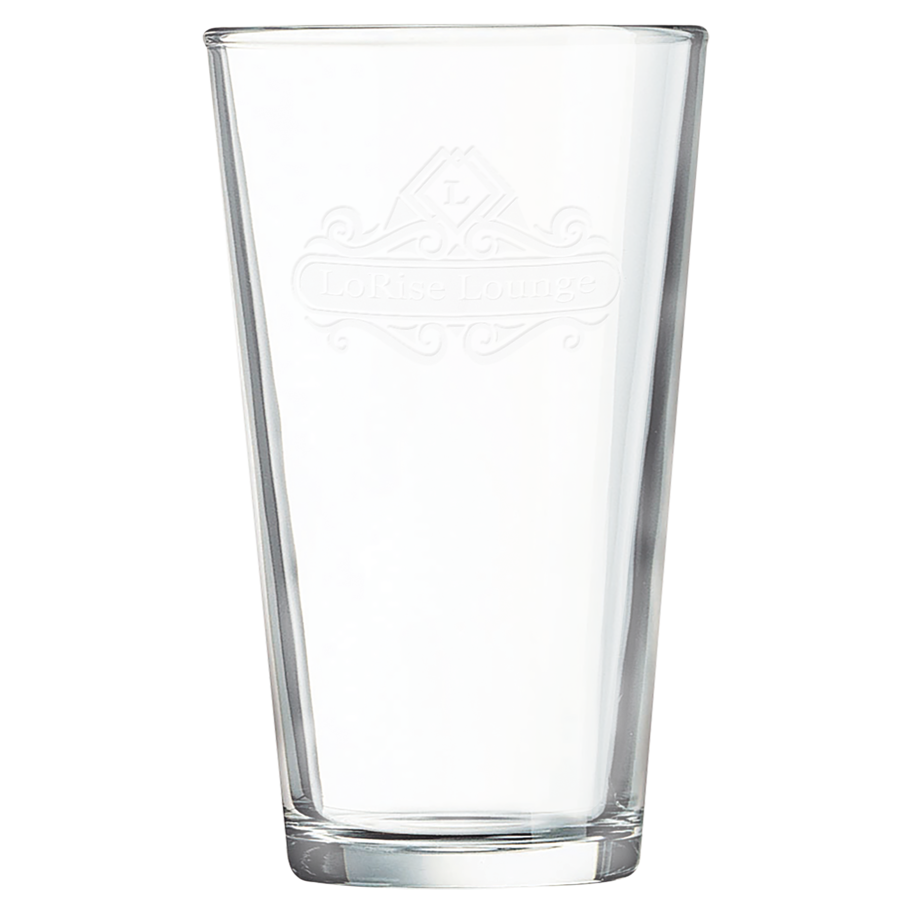 16oz Laser Engraved Pint Mixing Glass