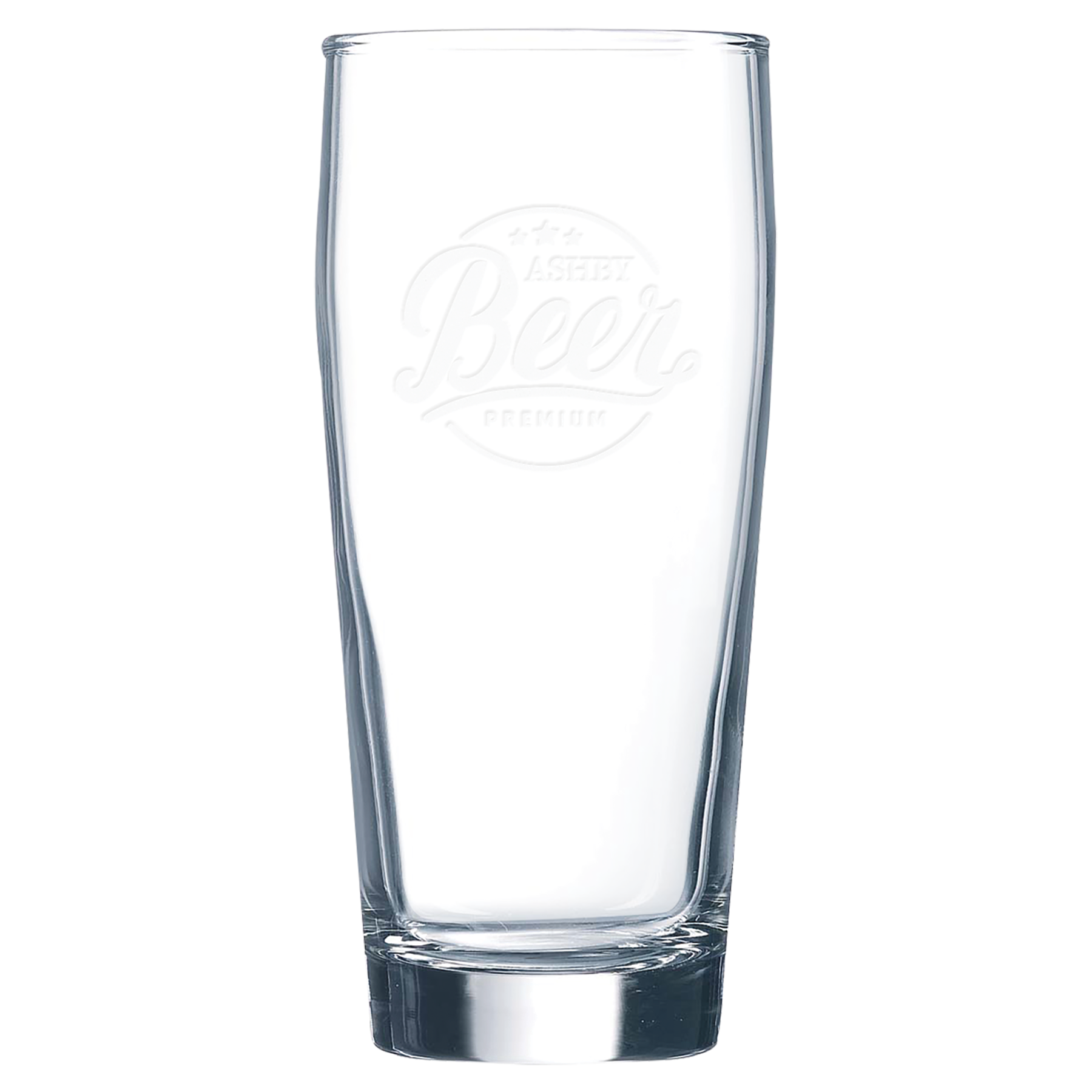 16oz Laser Engraved Willi Becher Beer Glass