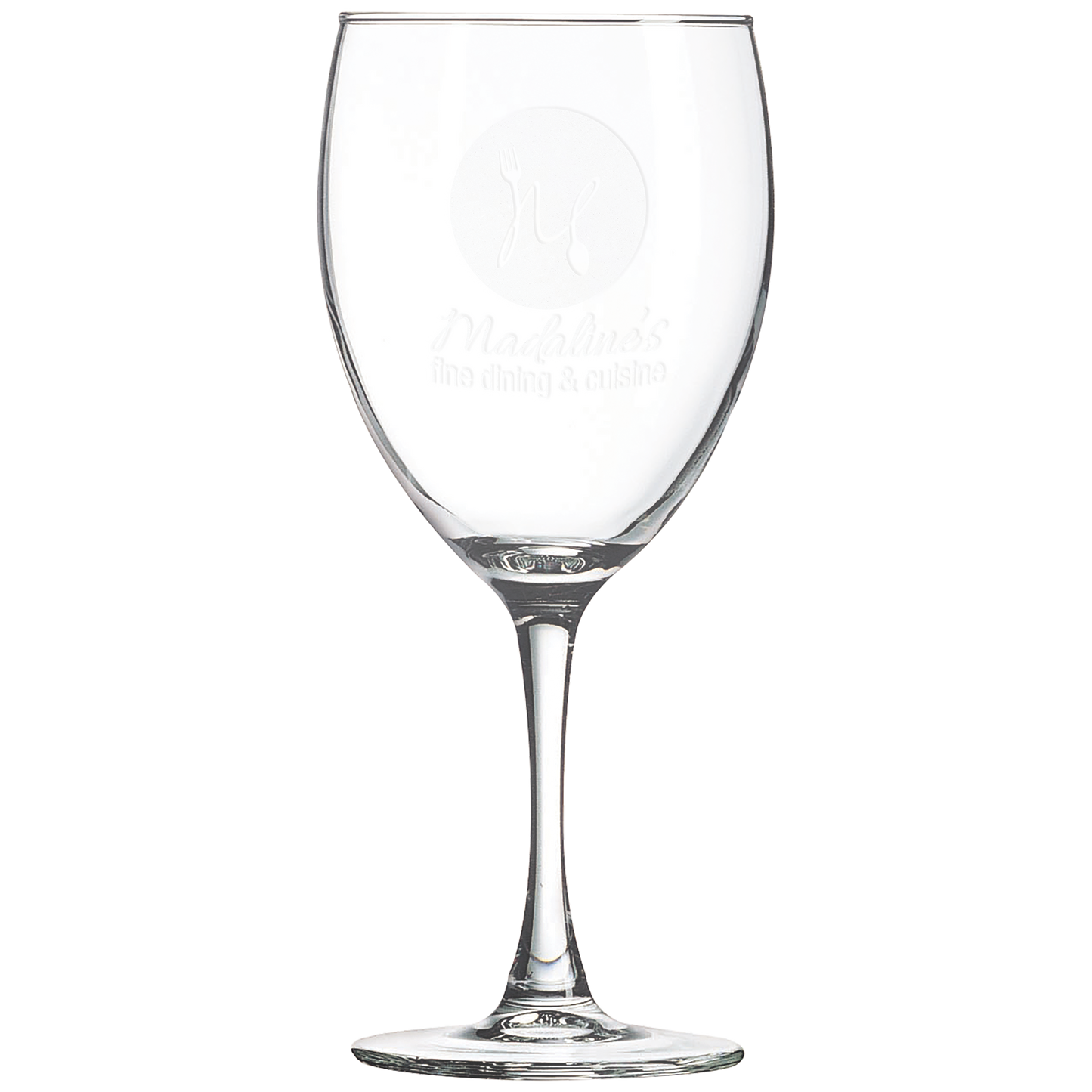 Laser Engraved Wine Glass