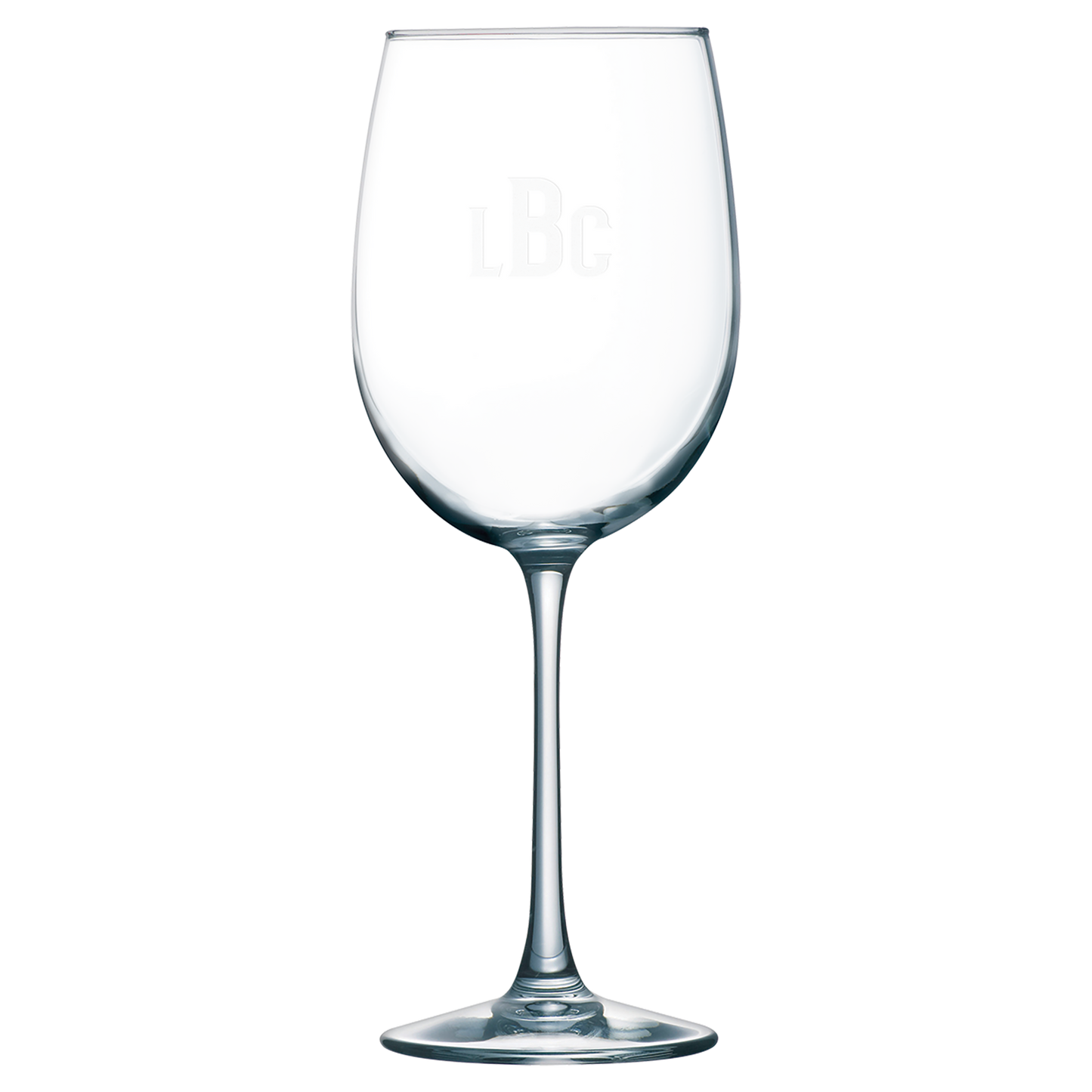 Laser Engraved Wine Glass