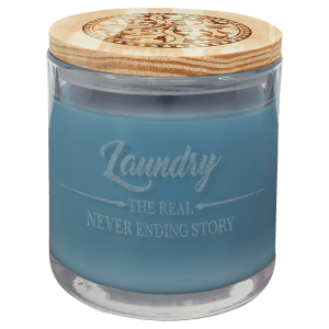 14oz Laserable Candles with Wood Lid