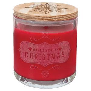 14oz Laserable Candles with Wood Lid