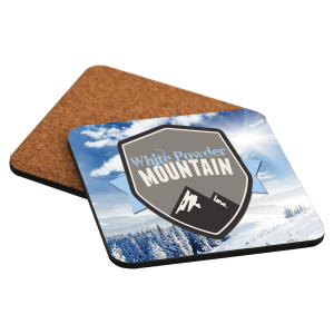 Square Coaster with Cork Back