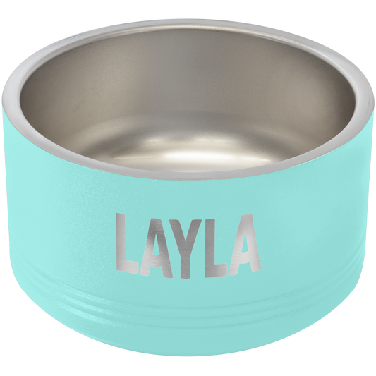 Laser Engraved Pet Bowl